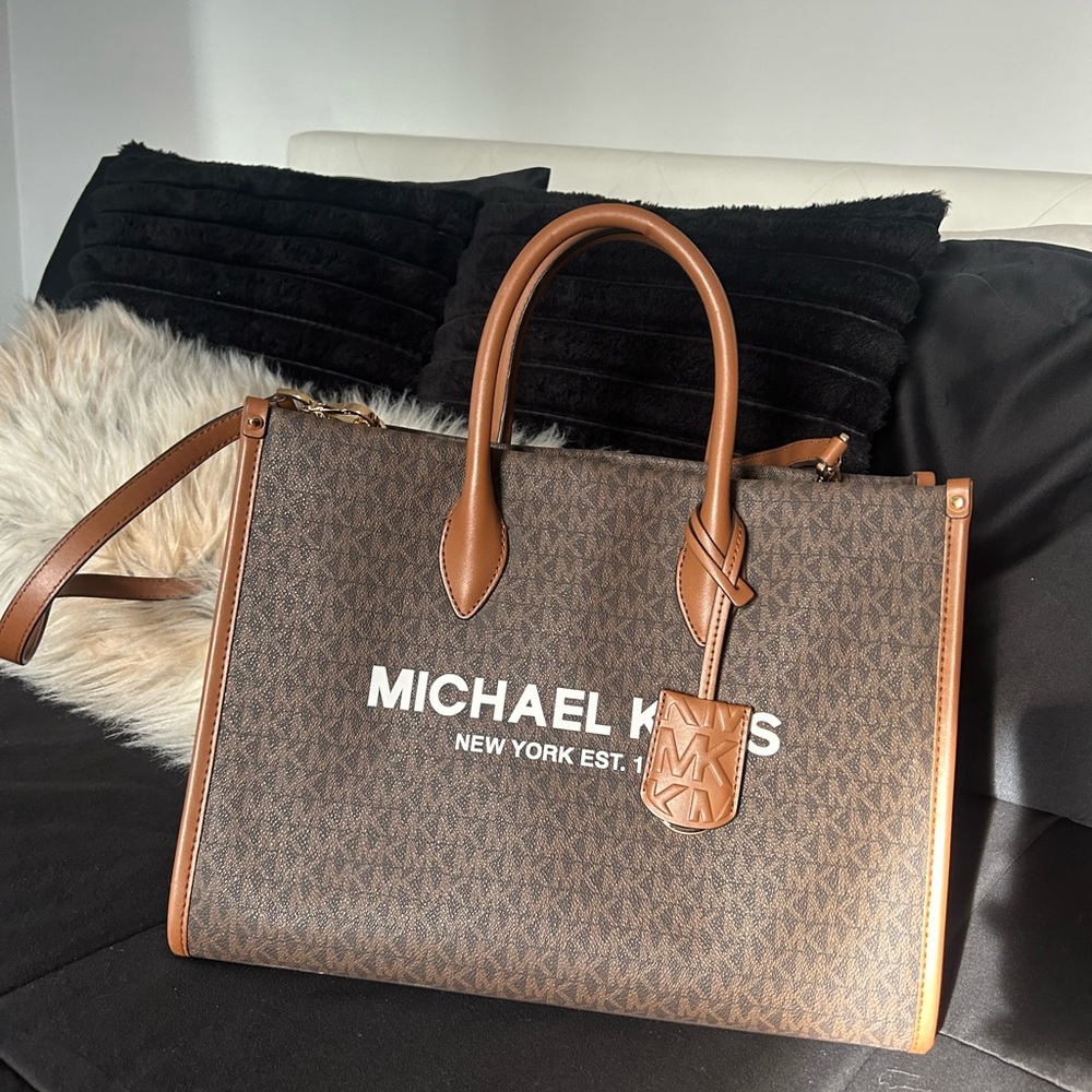 Michael Kors Brown Tote Bag